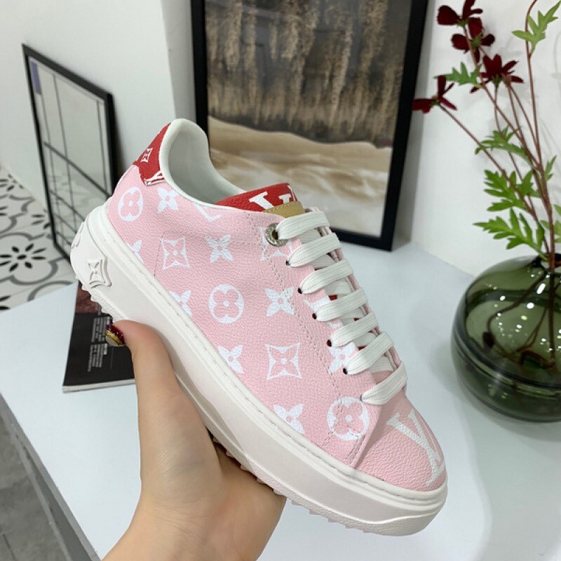louis vuitton time out trainer pink